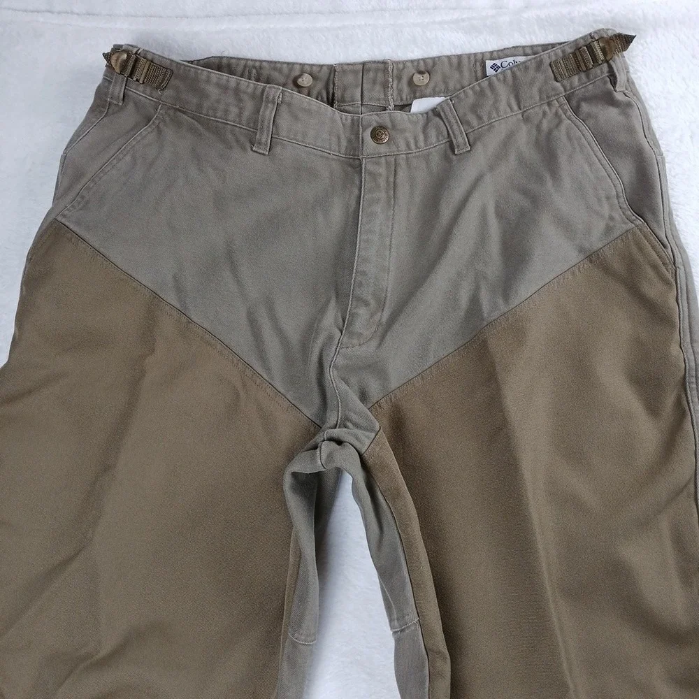 Columbia Canvas Brush Pants Heavyweight Mens 40x32 Brown Tan Hunting‎ Sportswear
